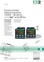 Process controller Setpoint programmer 1/16 DIN - 48 x 48 mm