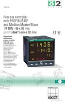 Process controller with PROFIBUS DP