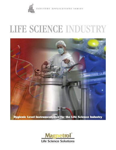 Life Science Industry - Hygienic Level Instrumentation for Life Science Industry