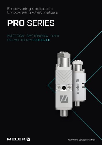 Pro Series, the new Meler´s modules