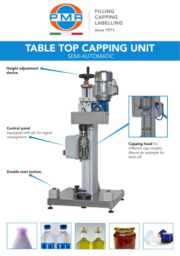 TABLE TOP CAPPING UNIT