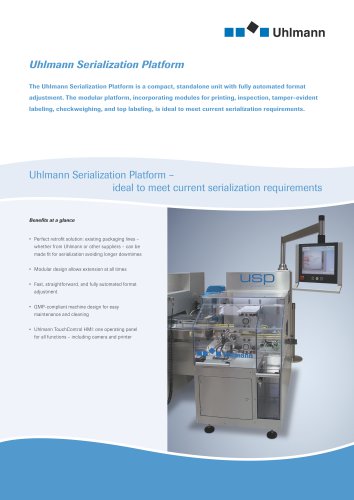 Uhlmann Serialization Platform