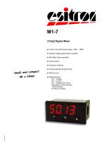 Digital panel instrument M1-7