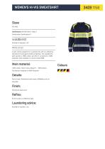 WOMEN’S HI-VIS SWEATSHIRT 3409 1158