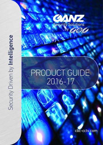 GANZ  Product Guide 16-17