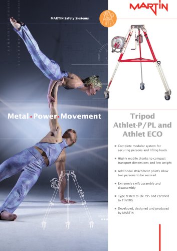 Safety system - Tripod Athlet-P / PL and Athlet ECO