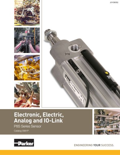 Electronic, Electric, Analog and IO-Link