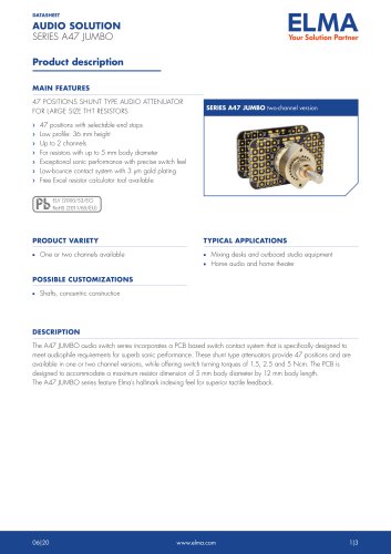 A47 Jumbo Audio Solution_Datasheet_E