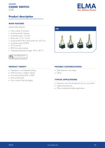 C08 Coded Switch_Datasheet_E