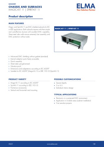 Magic- / Spiritkit 11_Datasheet_E