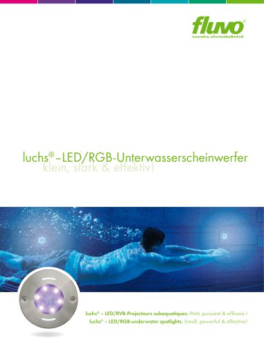 luchs ® LED/RGB underwater spotlights