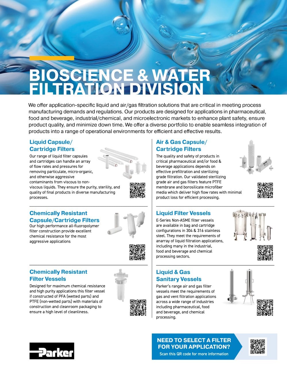 Bioscience-Filtration-Technology-Overview - Parker bioscience and water filtration division