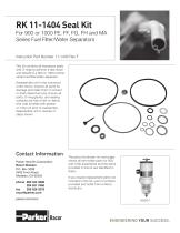 RK 11-1404 Seal Kit For 900 or 1000 FE, FF, FG, FH and MA Series Fuel Filter/Water Separators