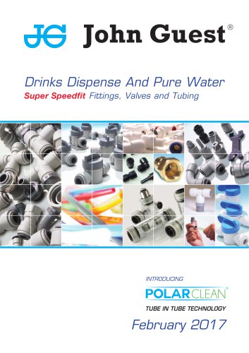 JG speedfit drinks dispense & pure water catalogue feb 2015