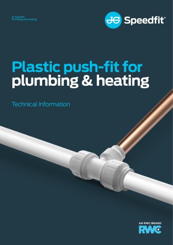 Plastic push-fit forplumbing & heating