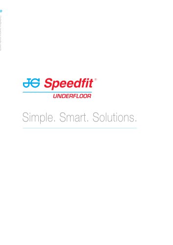 underfloor Simple. Smart. Solutions