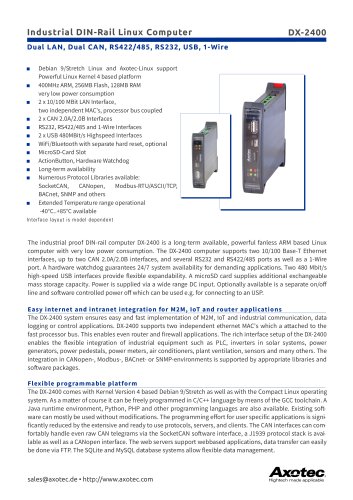 Industrial DIN-Rail Linux Computer