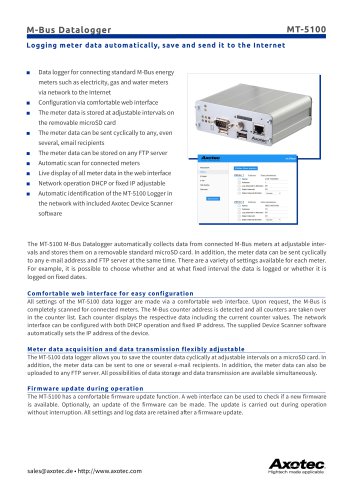 M-Bus Datalogger