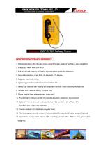 heavy duty telephone without door KNSP-09T2S analogue