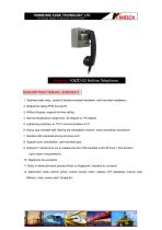 Hotline telephone KNZD-53 analogue