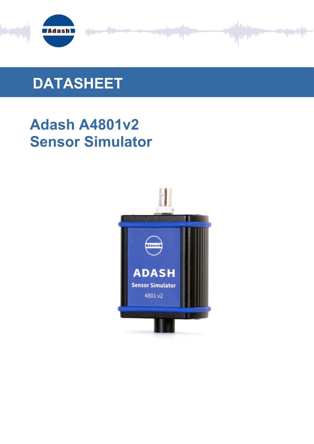 Adash A4801v2 Sensor Simulator  - Adash