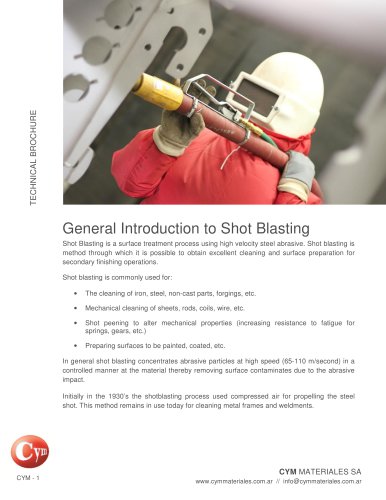 General Introduction to Shot Blasting