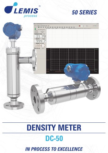 IN-FLOW DENSITY METERS DC-50 SERIES