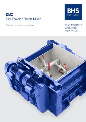 DMX Dry Powder Batch Mixer