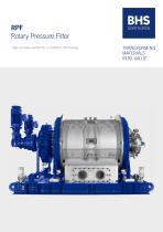 RPF Rotary Pressure Filter