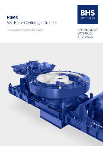 RSMX VSI Rotor Centrifugal Crusher