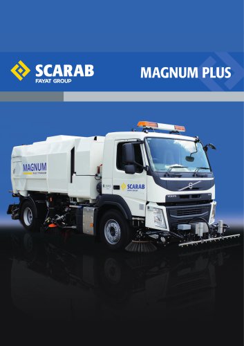 Scarab Magnum Plus Road Sweeper:   18-19 tonne GVW