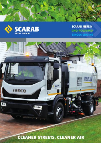 Scarab Merlin - CNG Powered Single Engine Sweeper