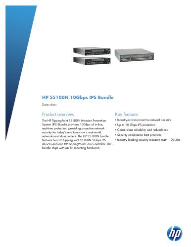 HP S5100N 10Gbps IPS Bundle