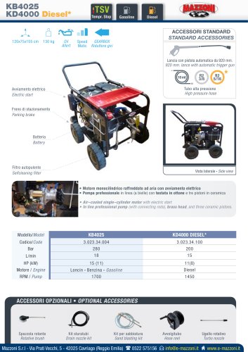 KB4025/KD4000 Diesel