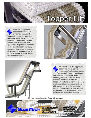 Topper Lift