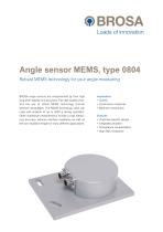 Angle sensor MEMS Type 0804