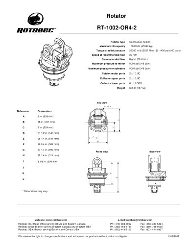 Rotator RT-1002-OR4-2