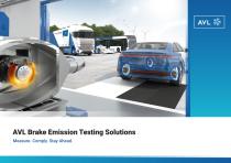 AVL Brake Emission Testing Solutions