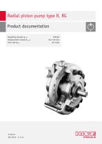 Radial piston pump type R, RG