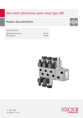 Valve bank (directional spool valve) type CWS