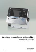 Weighing terminals and industrial PCs Tailor-made solutions