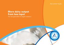 More dairy output from less input