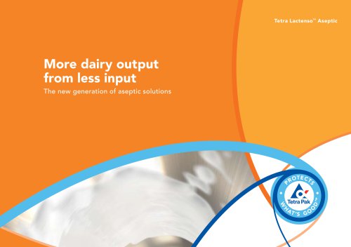 More dairy output from less input