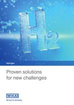 Hydrogen Proven solutions for new challenges