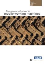 Mobile working machines