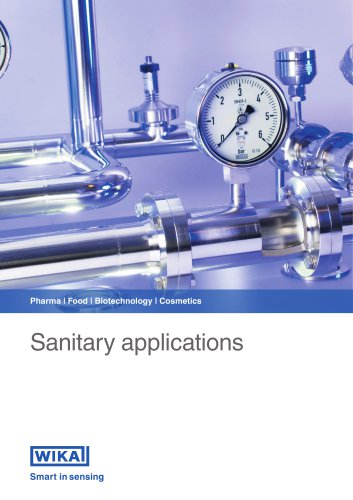 Pharma | Food | Biotechnology | Cosmetics Sanitary applications