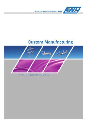 Brochure Custom Manufacturing