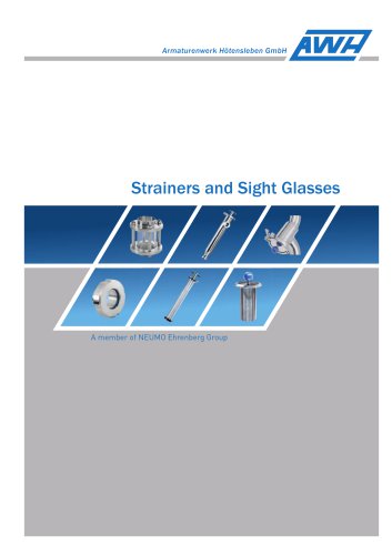 Catalogue Strainers and Sight Glasses