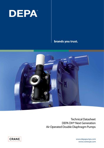 DEPA DH Next Generation Air Operated Double Diaphragm Pumps