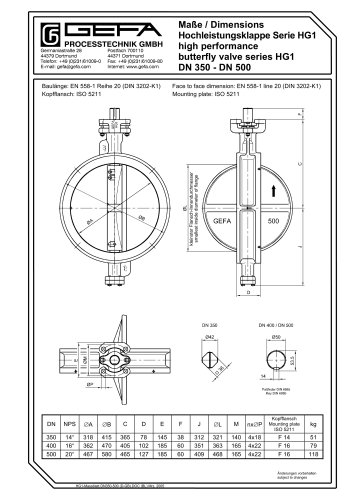 DH1 DN350 - 500